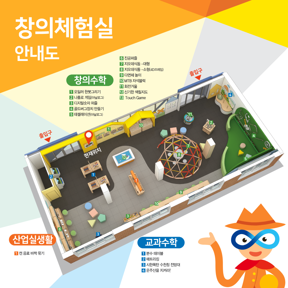 1F (창의체험공간) - 안내도